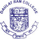 daulat ram college logo