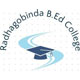 radhagobinda b.ed. college logo