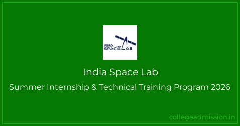 India Space Lab: Summer Internship & Technical Training Program 2026 ...