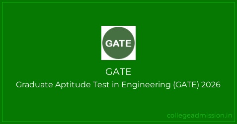 GATE 2026: Graduate Aptitude Test in Engineering (GATE) 2026 | College ...