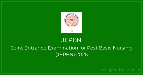 JEPBN 2026: Joint Entrance Examination for Post Basic Nursing (JEPBN ...