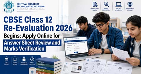CBSE Class 12 Re-Evaluation 2026 Begins, Apply Online | College Admission